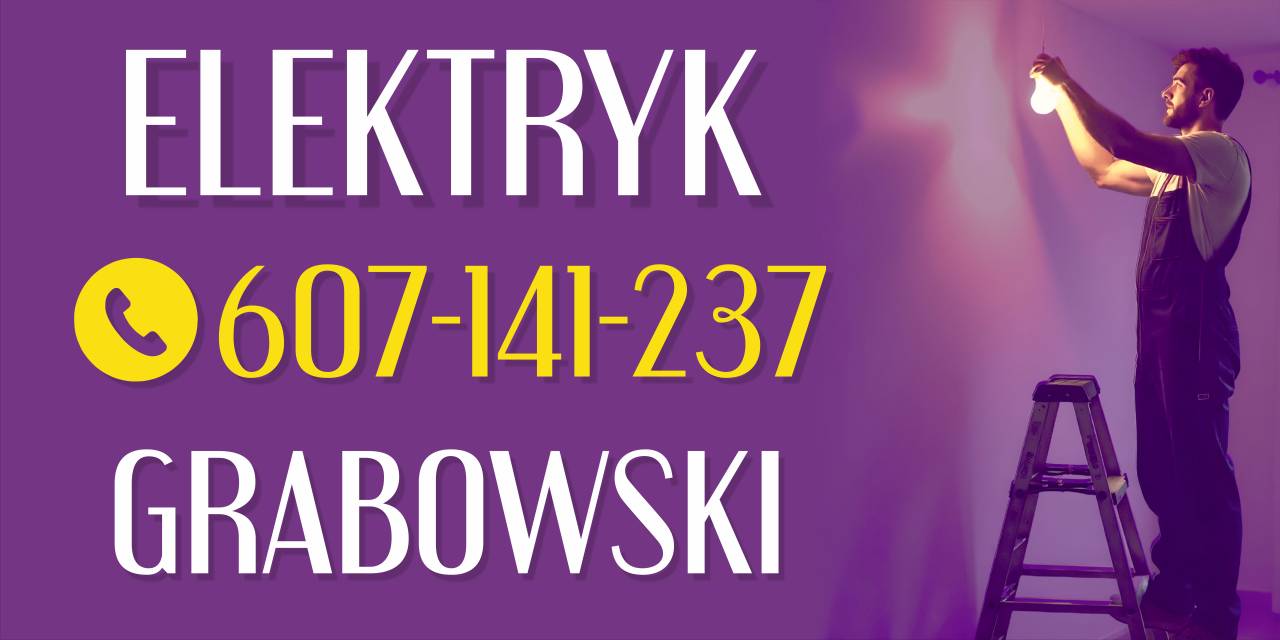 Baner reklamowy dla elektryka-baner reklamowy Lublin-Drukarnia Andale Lublin