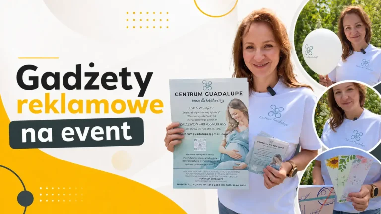 Gadżety reklamowe na event-plakaty- ulotki-koszulki z nadrukiem Lublin-Drukarnia Lublin-Andale-Agencja Reklamowa-Fundacja Guadalupe