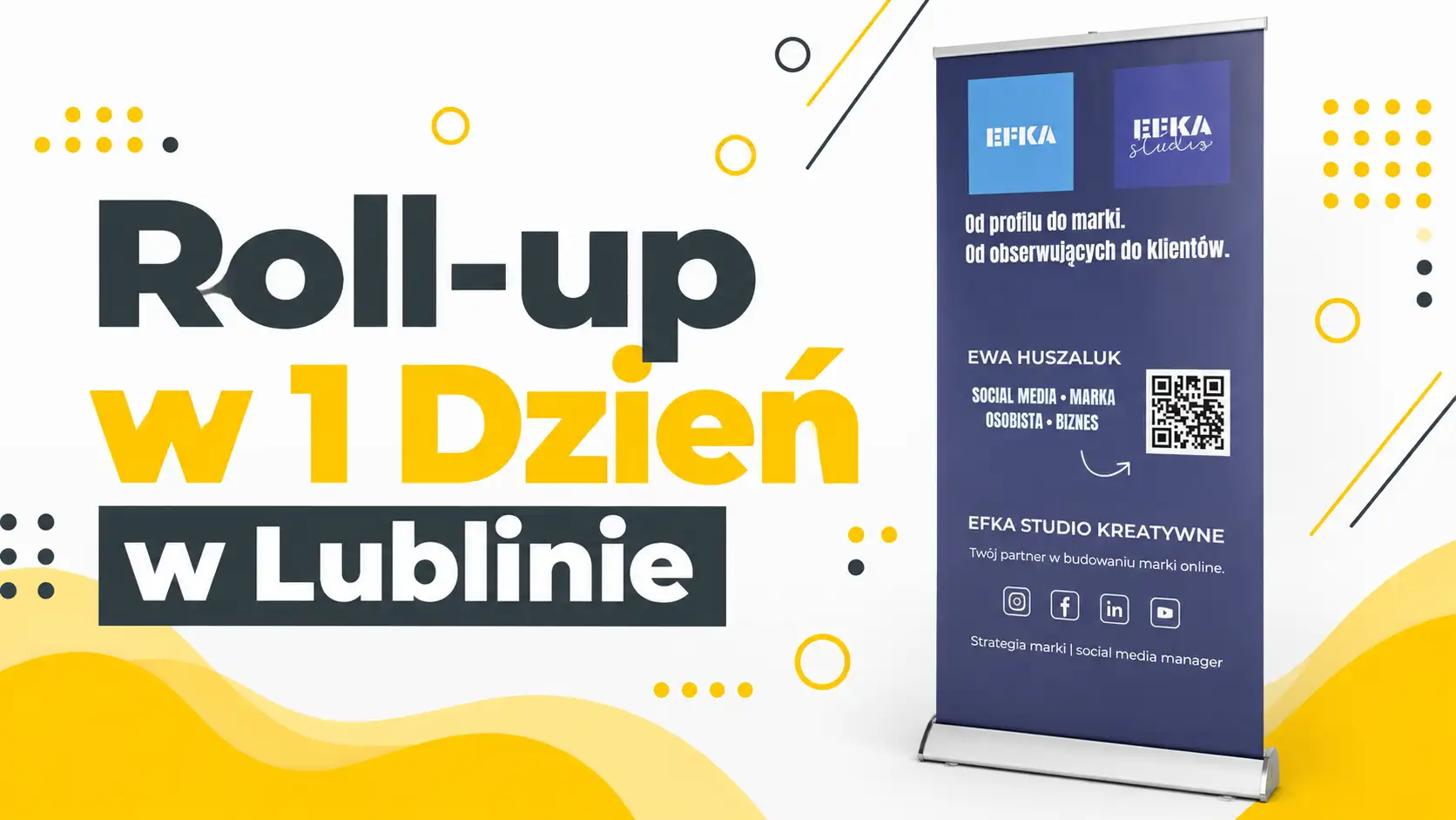 Roll-up w 1 Dzień w Lublinie-Drukarnia Andale Lublin-roll up lublin-dobry roll up z Lublina